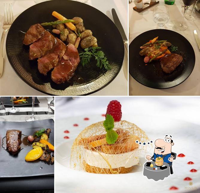 Nourriture à Moulin du Val de Seugne - Hôtel 4 étoiles & restaurant gastronomique