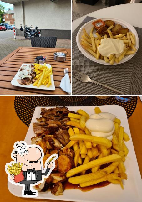 Commandez des frites à Rhodos Grill