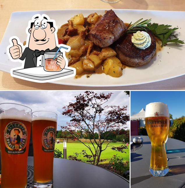 Entre la variedad de cosas que hay en Golfclub Marhördt también tienes bebida y comida