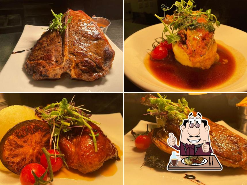 Powers Thatch, Bar And Restaurant serves meat meals