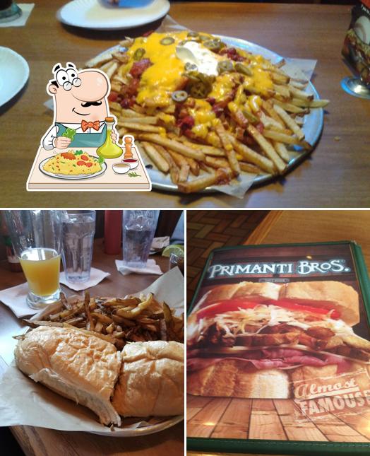 Meals at Primanti Bros. Restaurant and Bar