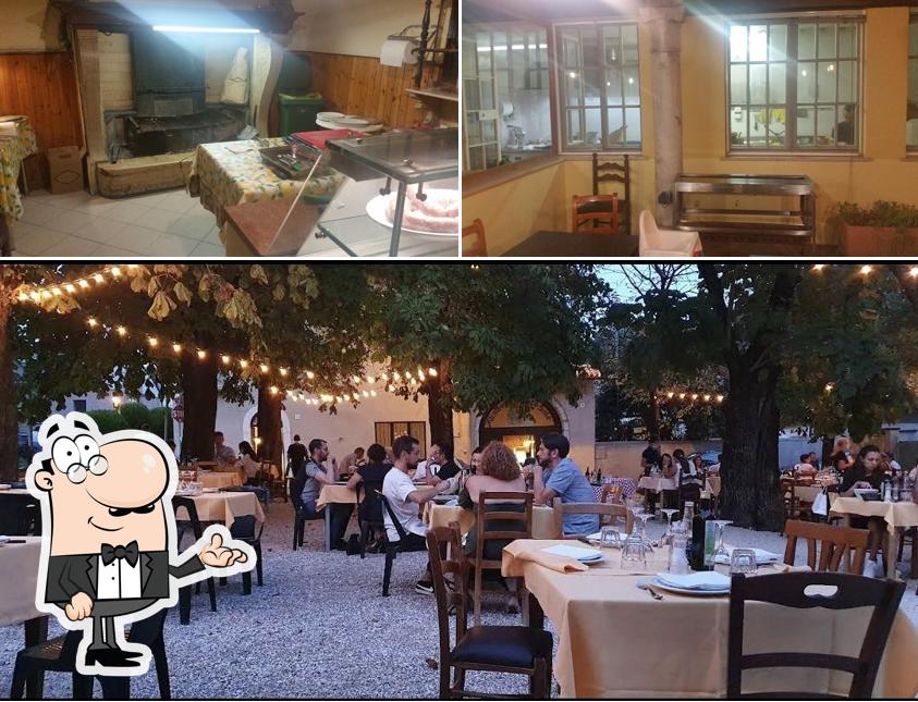 Gli interni di Trattoria Antico Sole