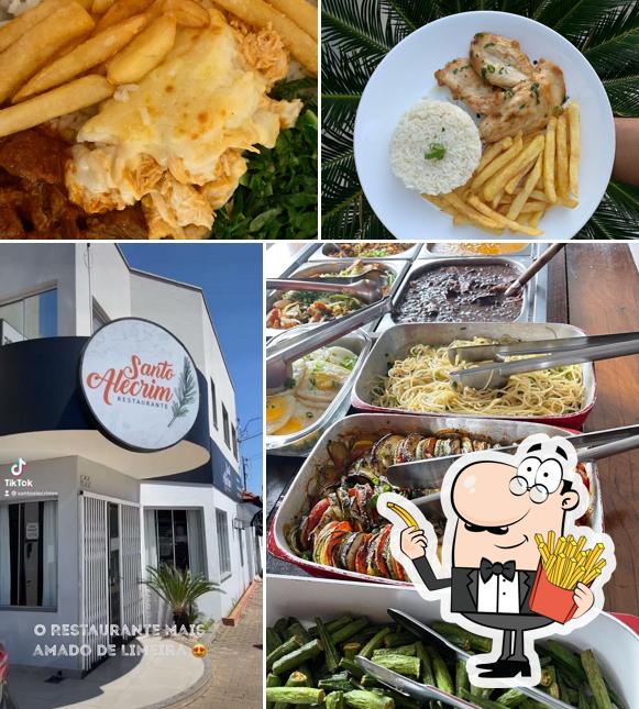 At Santo Alecrim Restaurante Limeira sp you can enjoy French-fried potatoes