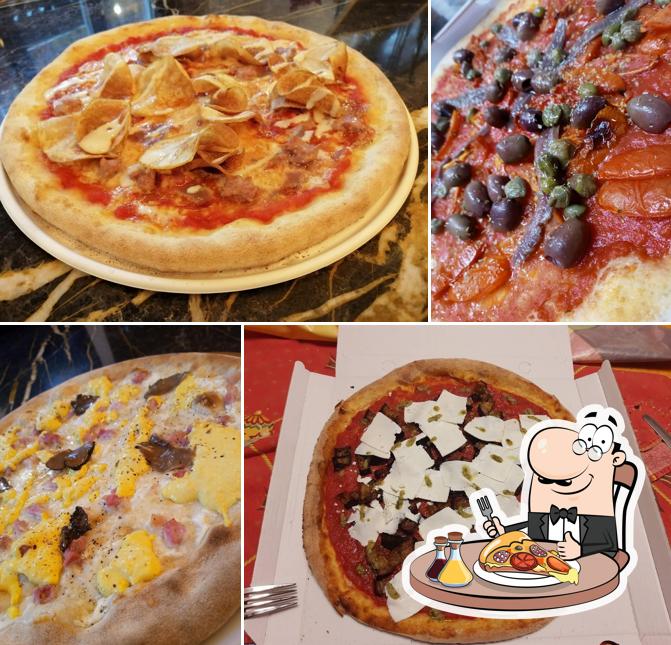 A Officina della Pizza, Rivarolo Canavese, puoi ordinare una bella pizza