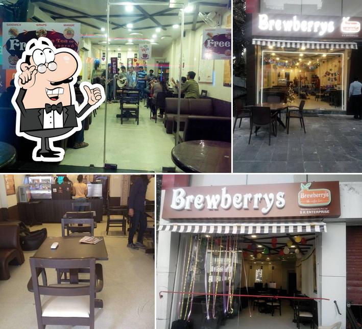 The interior of Brewberrys
