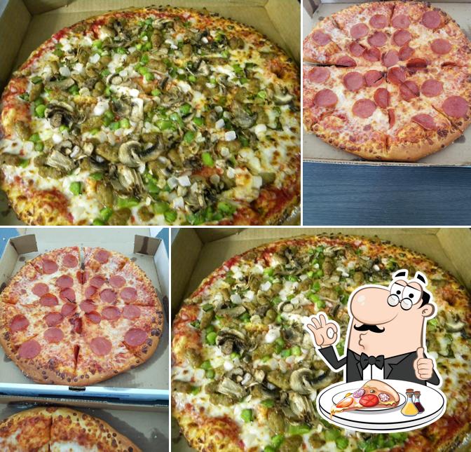 Try out pizza at Pizza King
