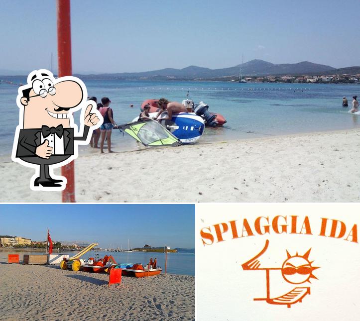 Here's a picture of Spiaggia Ida