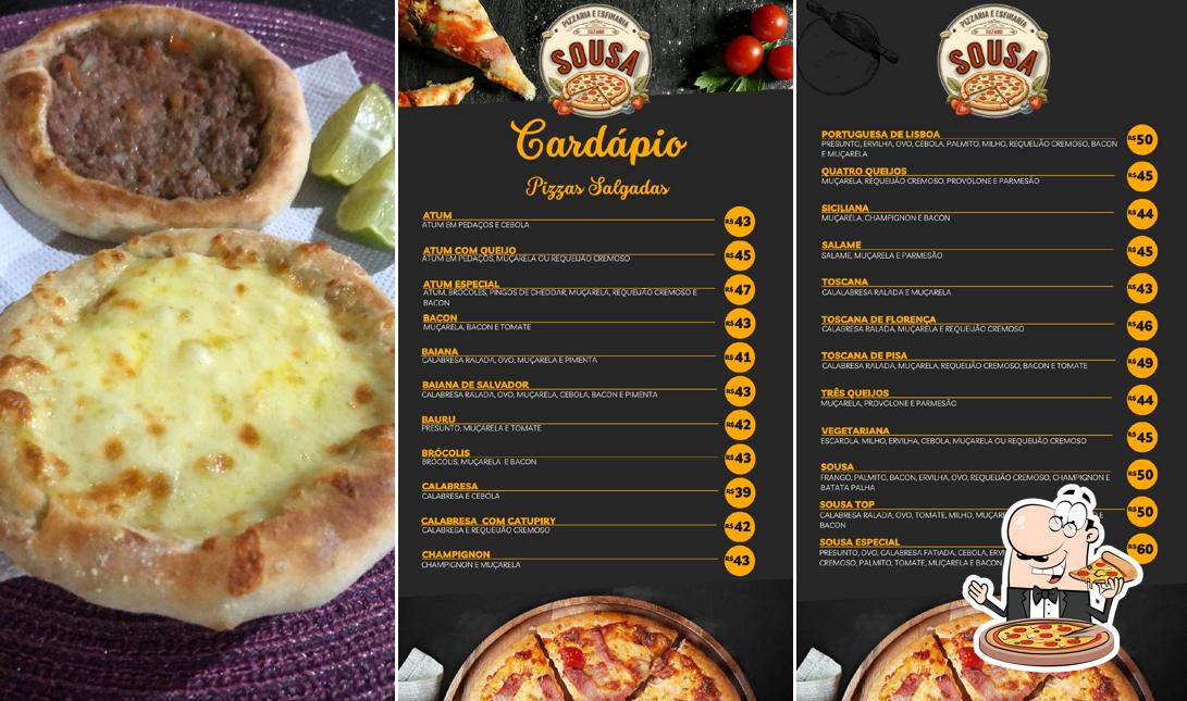 No Pizzaria Andrade, você pode desfrutar de pizza