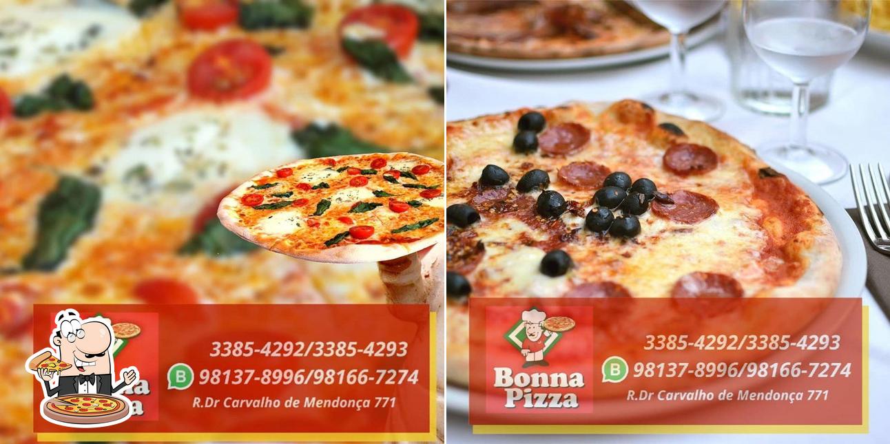 No Bonna Pizza Santos, você pode desfrutar de pizza