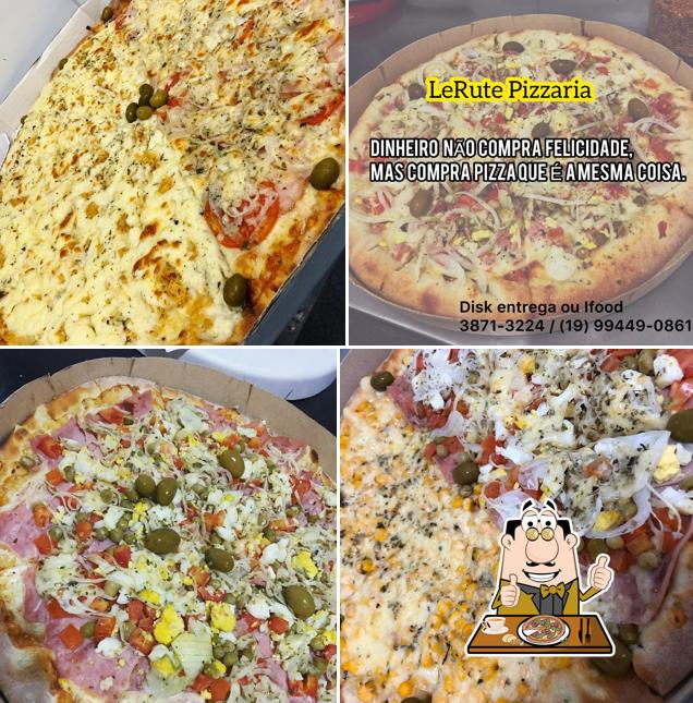 Experimente pizza no LeRute pizza e marmitaria