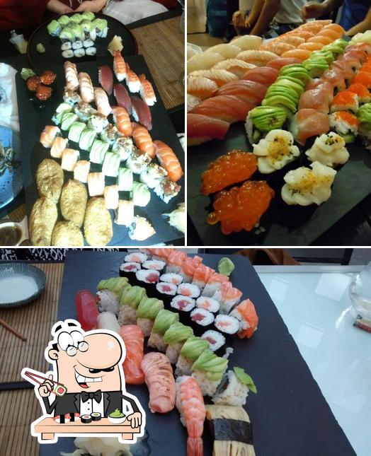 Essayez de nombreuses options de sushi