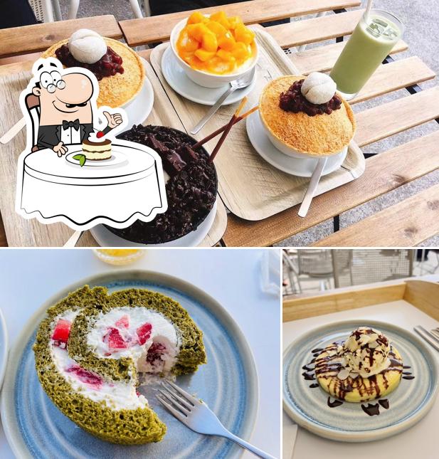 Kiwa café propose un nombre de desserts