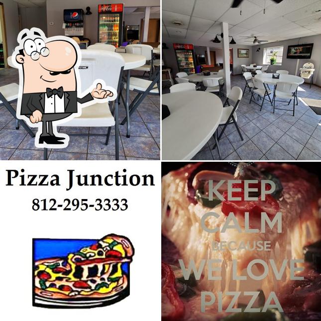 The interior of Pizza Junction