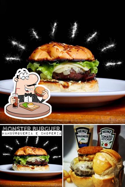 Experimente um hambúrguer no Monster burguer, Hamburgueria artesanal