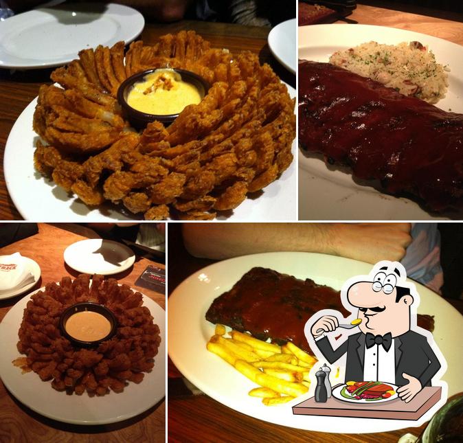 Comida em Restaurante Outback Steakhouse