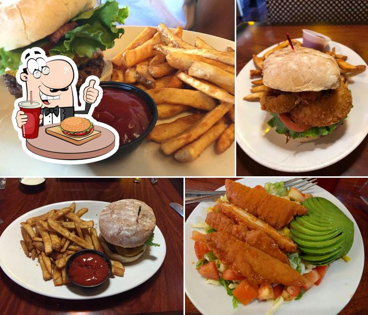 Try out a burger at Pete's Restaurant & Brewhouse