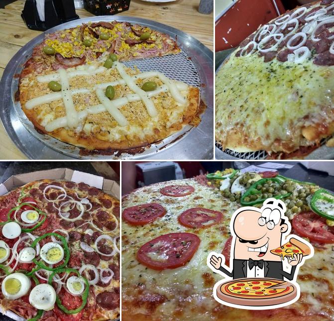 Experimente pizza no Pizzaria Rodrigues