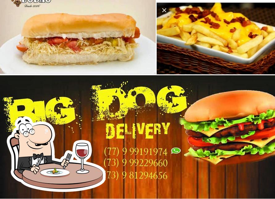 Comida em Big Dog LEM