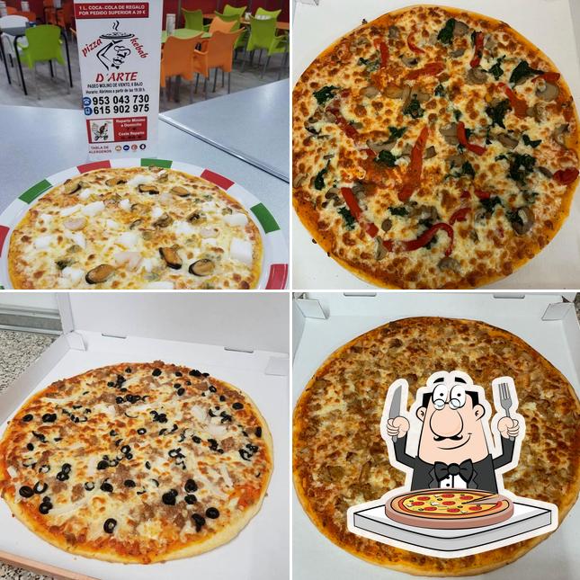 Pide una pizza en Pizzería “ Arte “ La Carolina