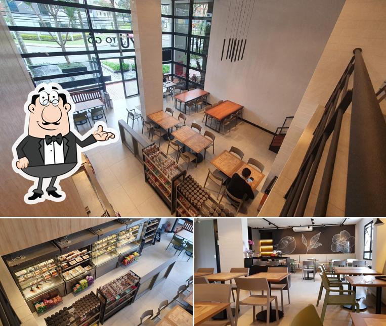 A imagem do Yü Korean Taste - Restaurante e Café’s interior e comida