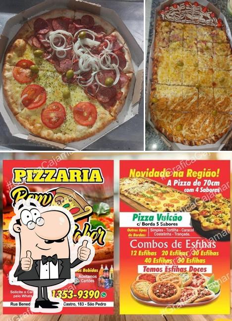 Look at this photo of pizzaria bom sabor LTDA