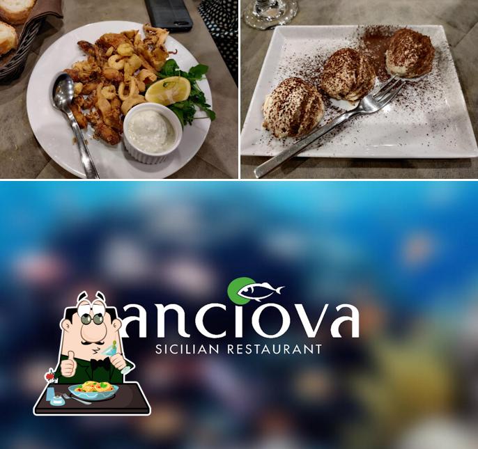 Comida en Anciova