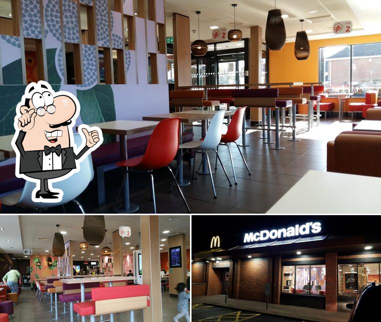 El interior de McDonald's