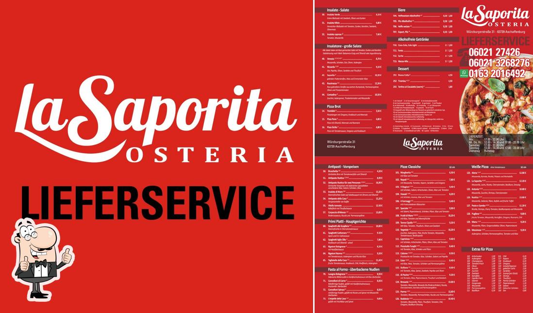 Regarder la photo de La Saporita Osteria & Pizzeria