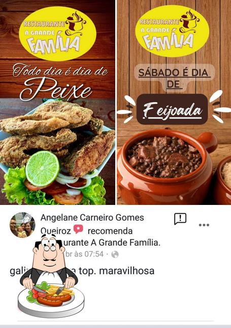 Comida em Restaurante A Grande Família Jacobina BA