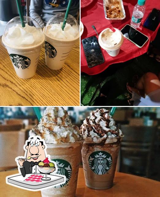Starbucks Coffee provides a number of sweet dishes