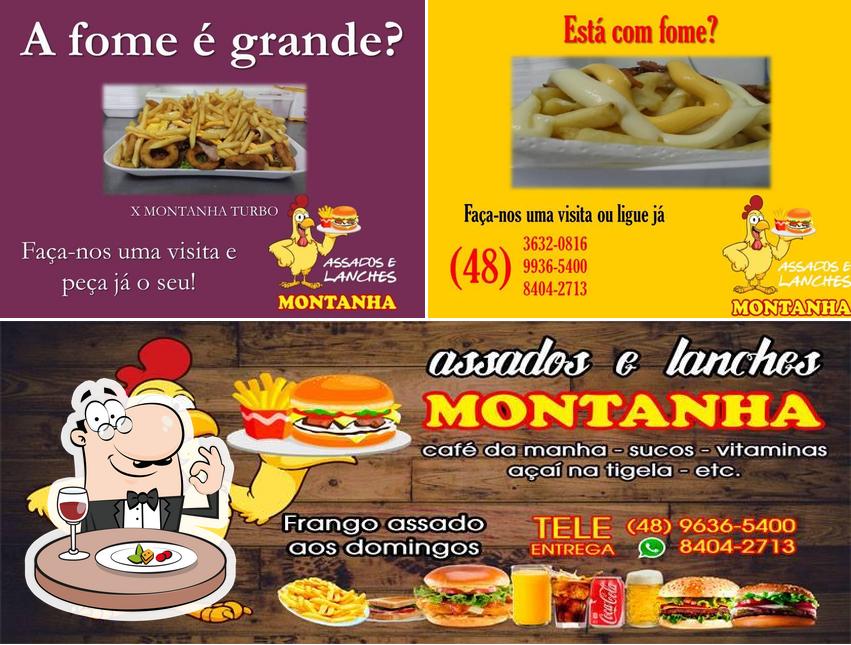 Comida em Assados e Lanches Montanha