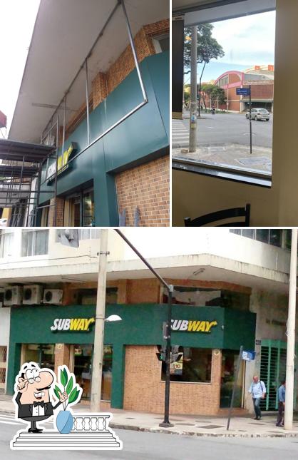 O exterior do Subway