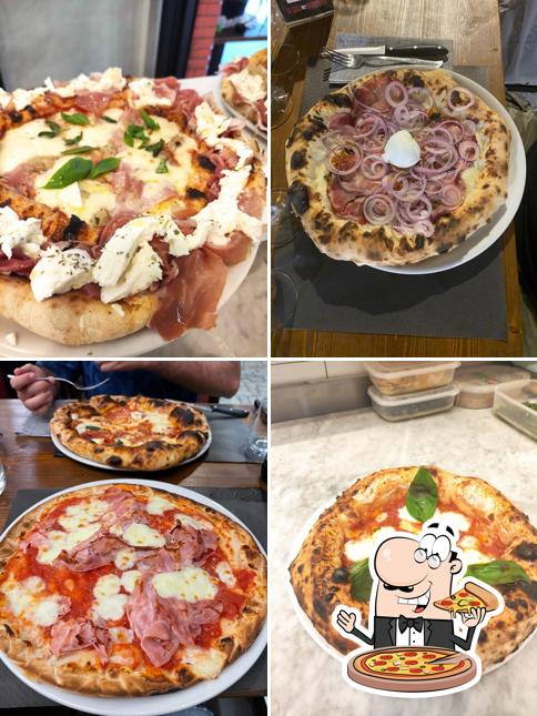 A Marco Papa Pizzeria, vous pouvez prendre des pizzas