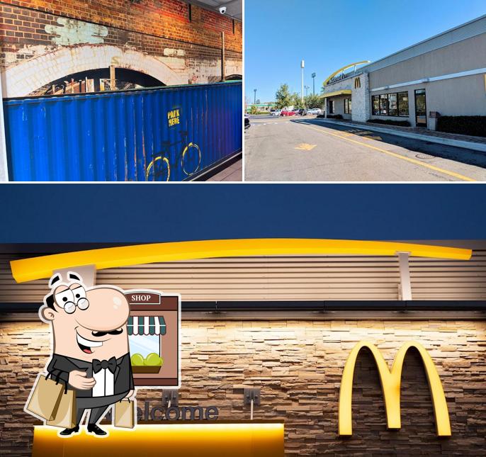 The exterior of McDonald's