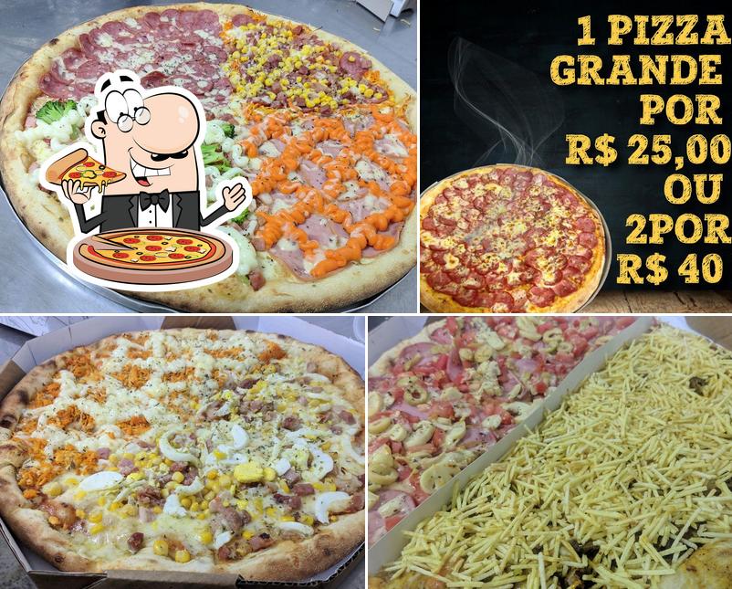 Escolha pizza no Pizzaria itally