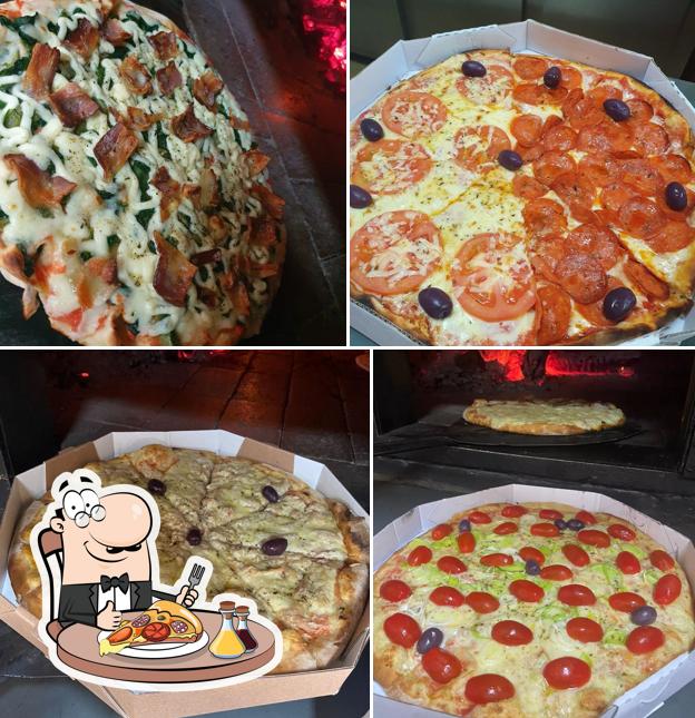 Peça diversos estilos de pizza