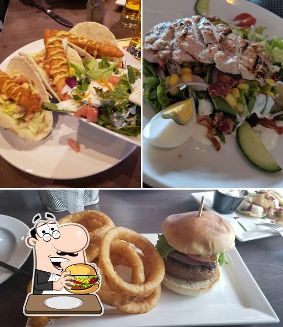 Order a burger at Wendel Clark's Classic Grill & Bar