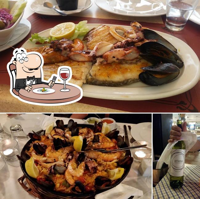 Observa las fotos donde puedes ver comida y cerveza en Restaurante Piscis Terraza