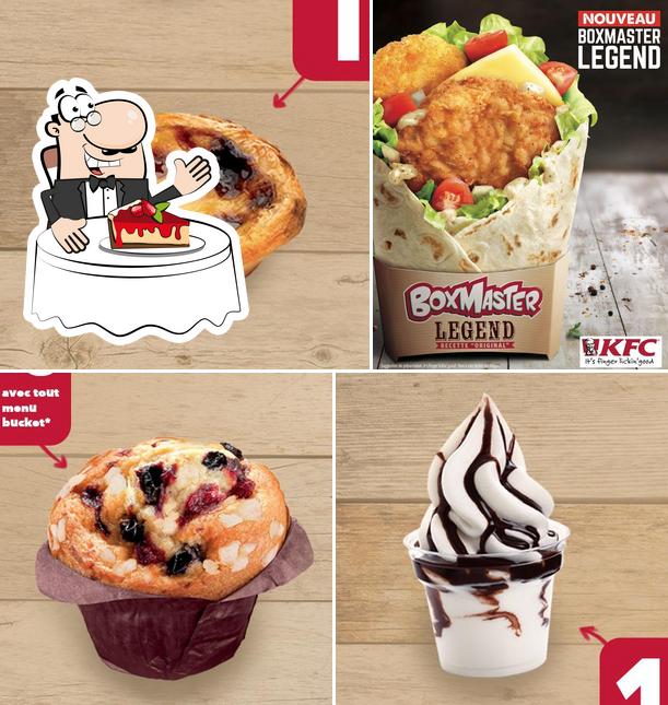 KFC Pau Lescar sert une sélection de desserts