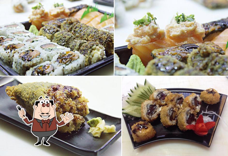 Platos en Myiagi Sushi House