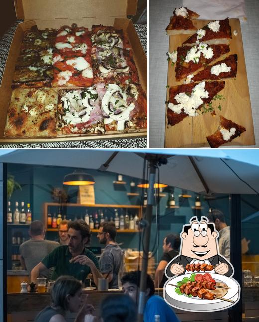 Еда и барная стойка - все это можно увидеть на этом снимке из Pizzeria Tonton Marius Sainte