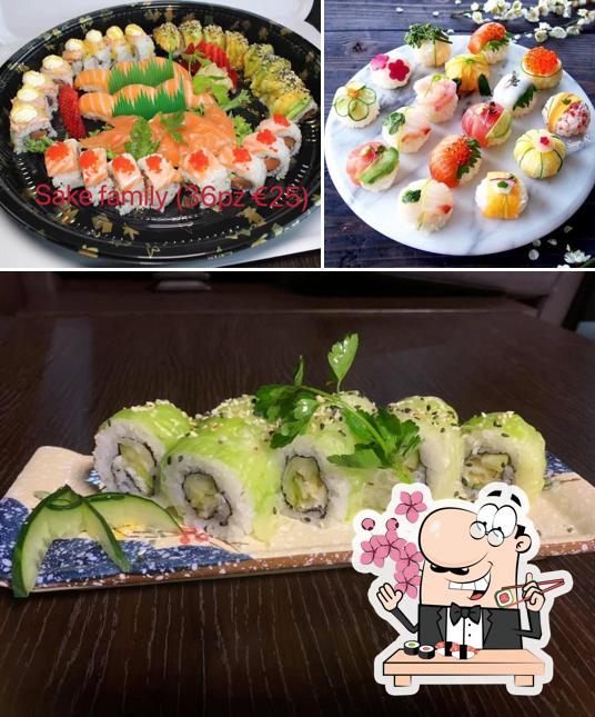 Scegli le varie opzioni di sushi