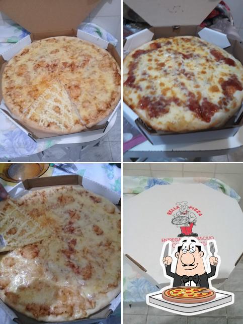 Experimente pizza no Bella Pizza