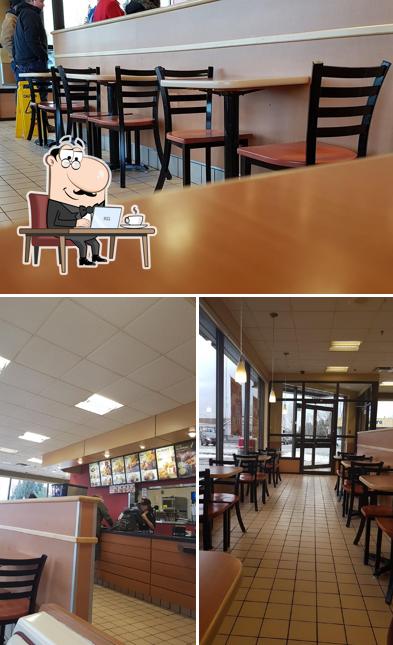 El interior de KFC