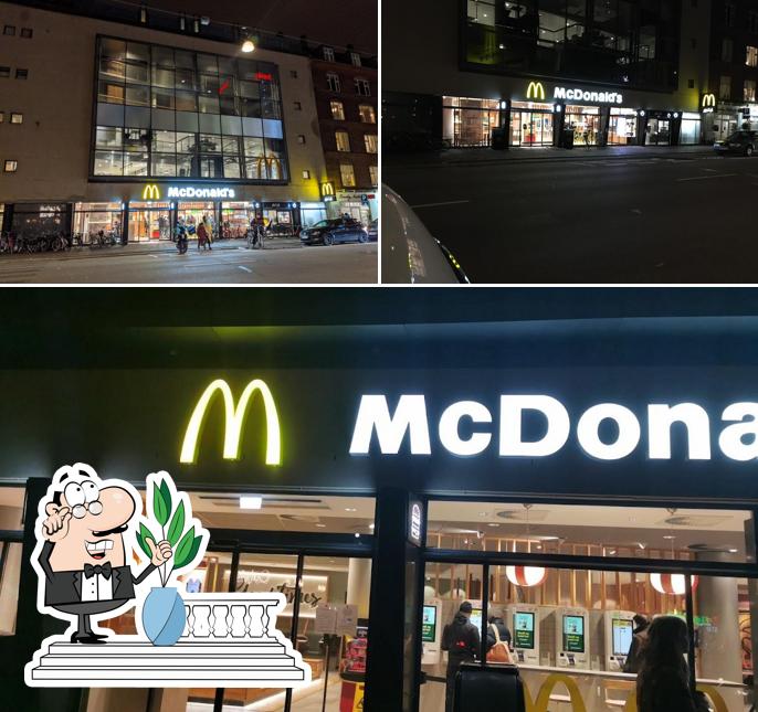 L'extérieur de McDonald's