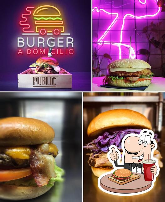 Faites-vous plaisir avec un hamburger à PUBLIC