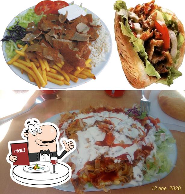 Food at Doner Kebab Hayi Baba