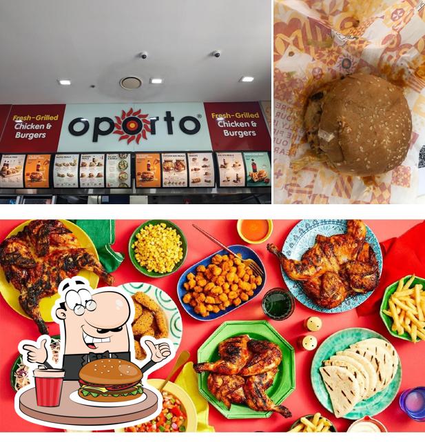 Order a burger at Oporto - Norwest