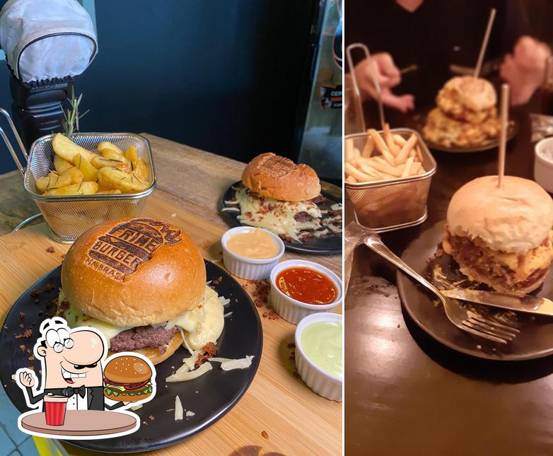 Peça um hambúrguer no Prime Burger na Brasa