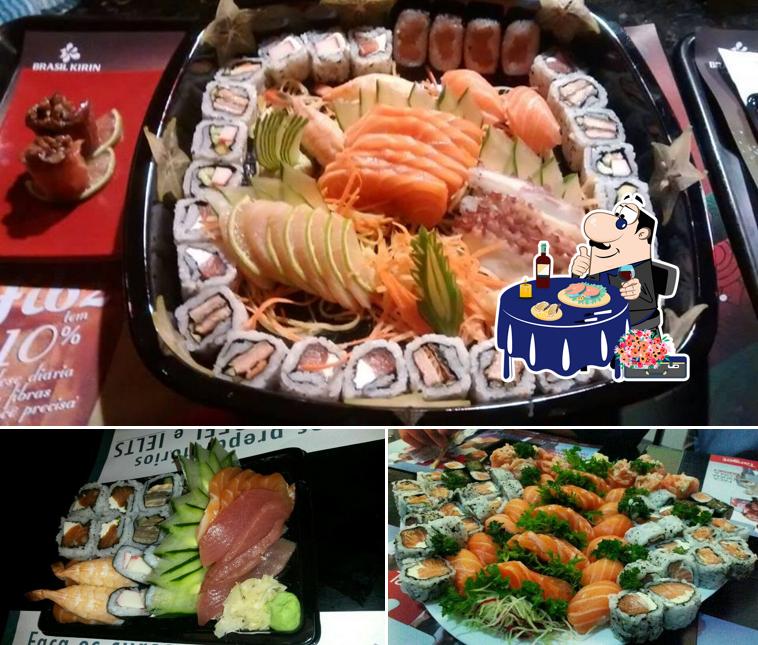 Sashimi em Sushi 'n Roll Express